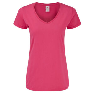 T-Shirt Donna Colorata V-Nek