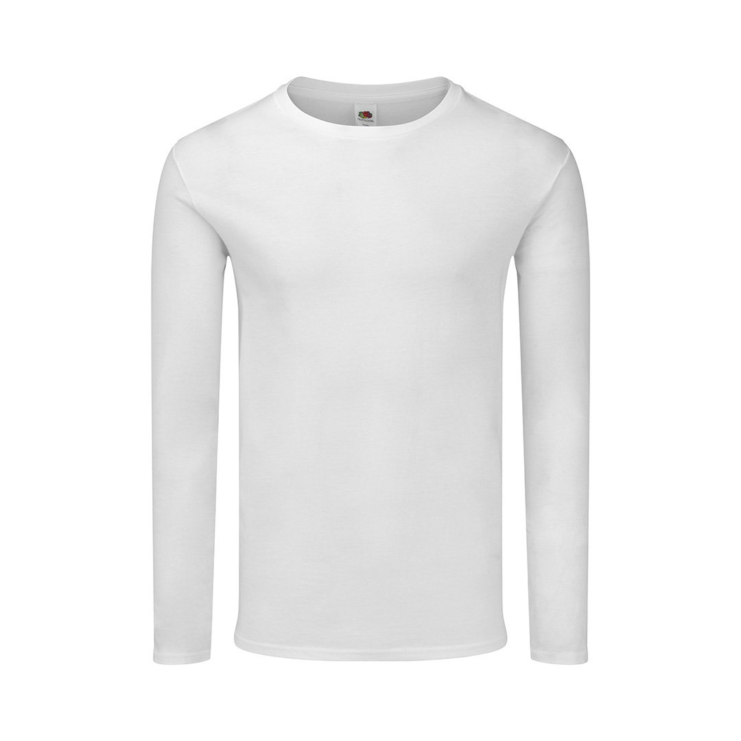T-Shirt Adulto Bianca Iconic Long Sleeve T