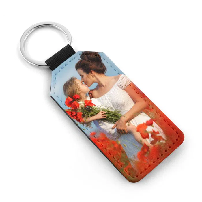 Portachiavi glitter personalizzati con foto - immagine 3