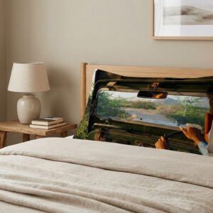 Federa per cuscino personalizzata con foto 47x77